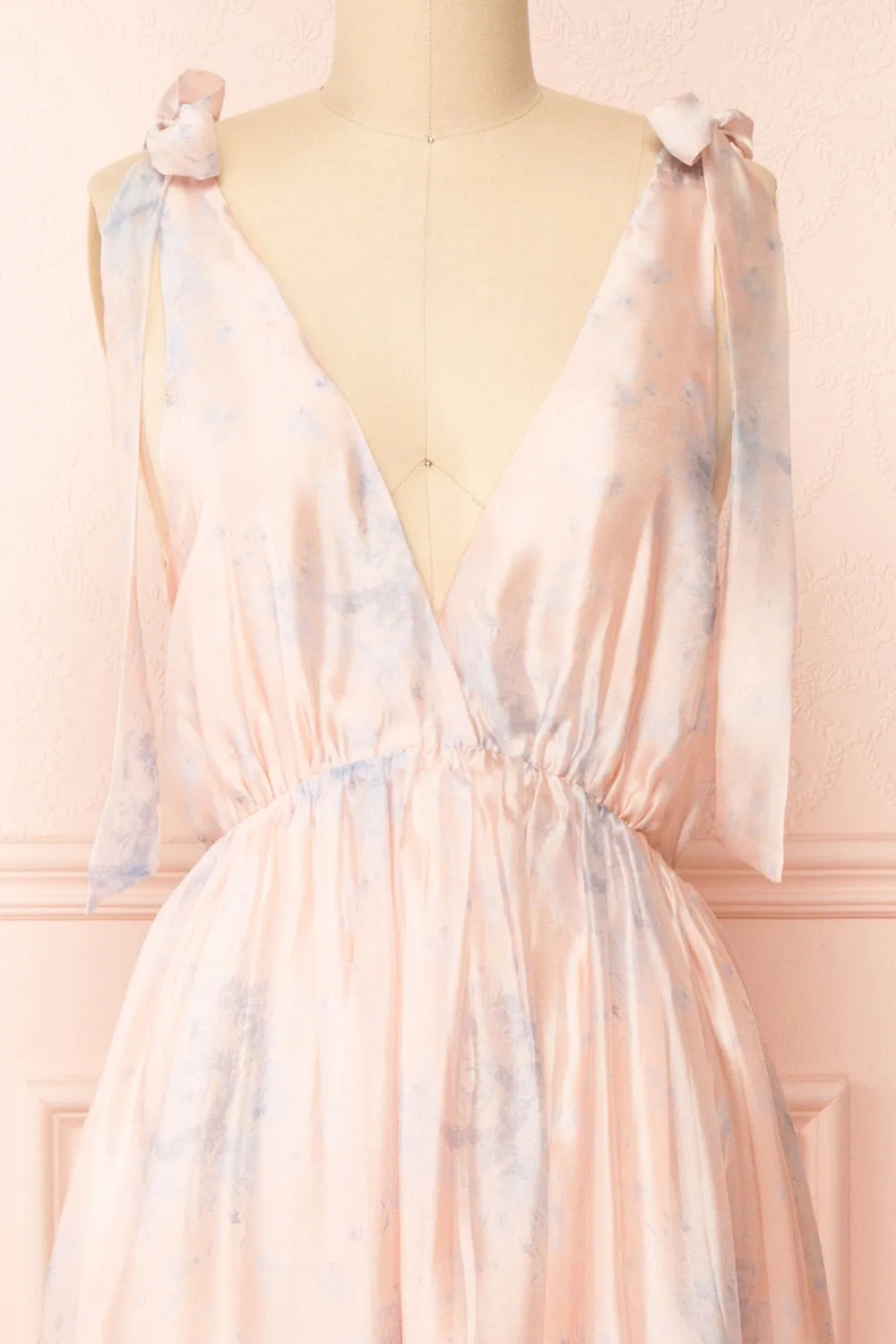 Dorathea | Deep V-Neck Floral Print Maxi Dress sold by Boutique 1861 product image thumbnail 2