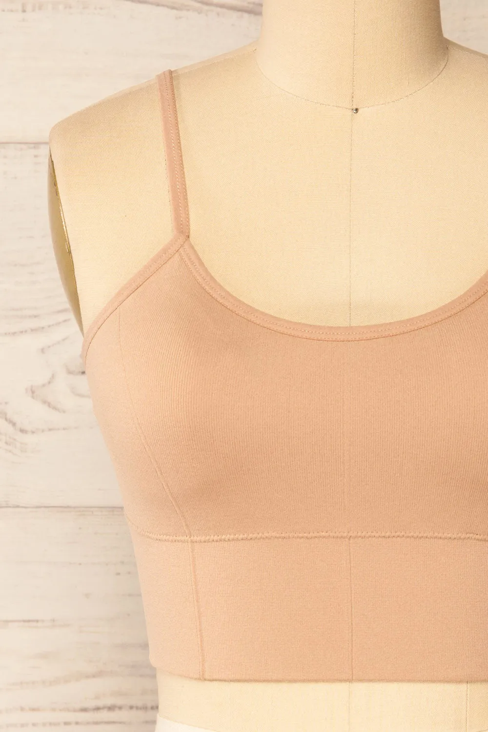 Dezra Beige | Textured Bralette sold by Boutique 1861 product image thumbnail 5