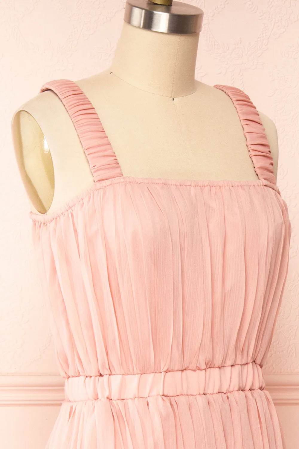 Inari Pink | Pleated Midi Dress sold by Boutique 1861 product image thumbnail 5