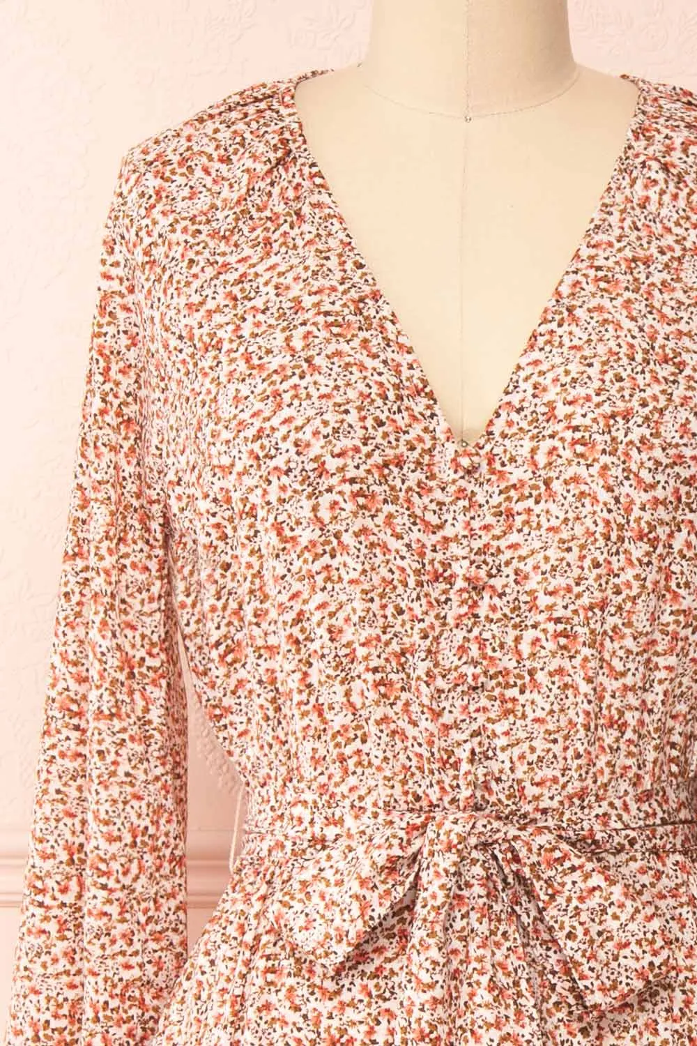 Arka | Floral Midi Dress w/ Long Sleeves sold by Boutique 1861 product image thumbnail 2