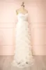 Jurin Ivory | Bustier Maxi Dress w/ Ruffled Tulle sold by Boutique 1861