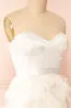 Jurin Ivory | Bustier Maxi Dress w/ Ruffled Tulle sold by Boutique 1861
