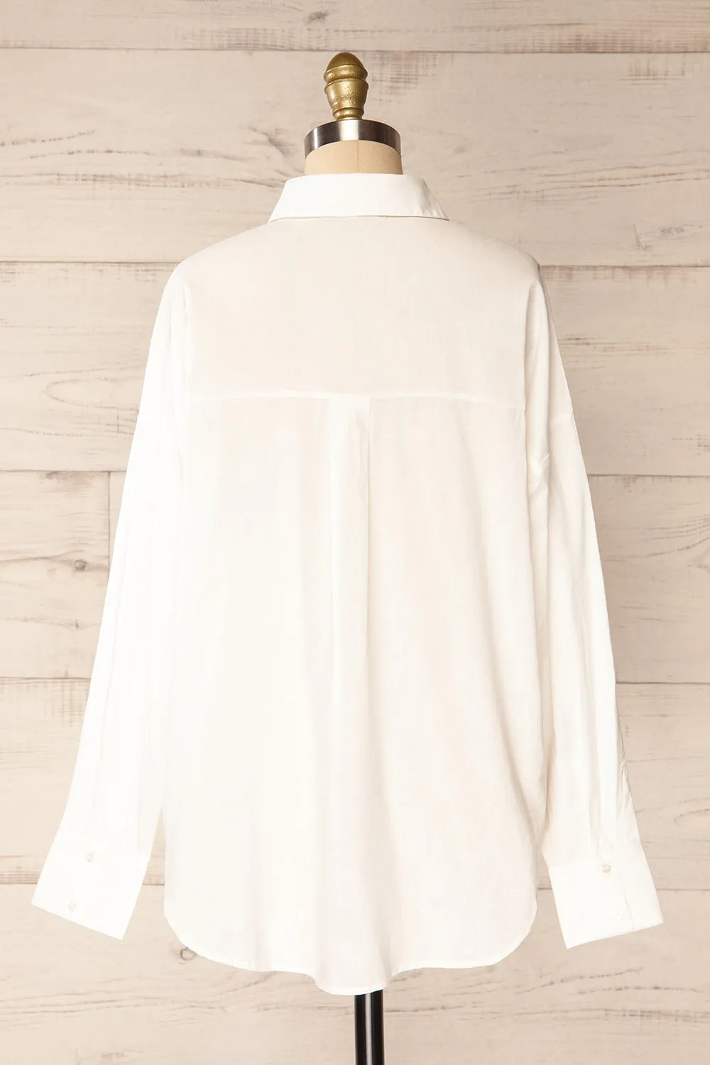 Dodoma White | Oversized Button-Up Shirt sold by Boutique 1861 product image thumbnail 5
