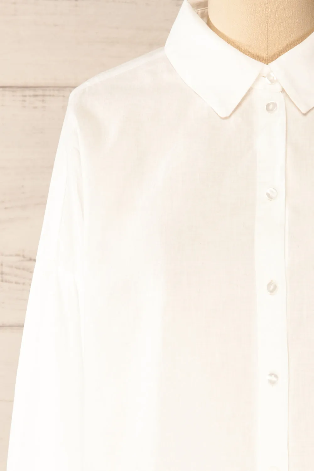 Dodoma White | Oversized Button-Up Shirt sold by Boutique 1861 product image thumbnail 2