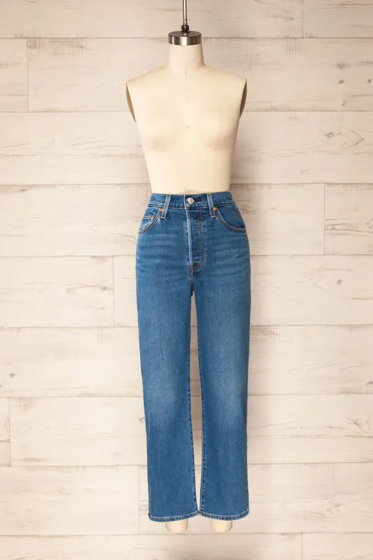 Bondy | High Rise Straight Leg Jeans sold by Boutique 1861