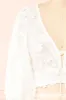 Neske | Cropped Top w/ Floral Embroidery sold by Boutique 1861