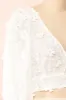 Neske | Cropped Top w/ Floral Embroidery sold by Boutique 1861