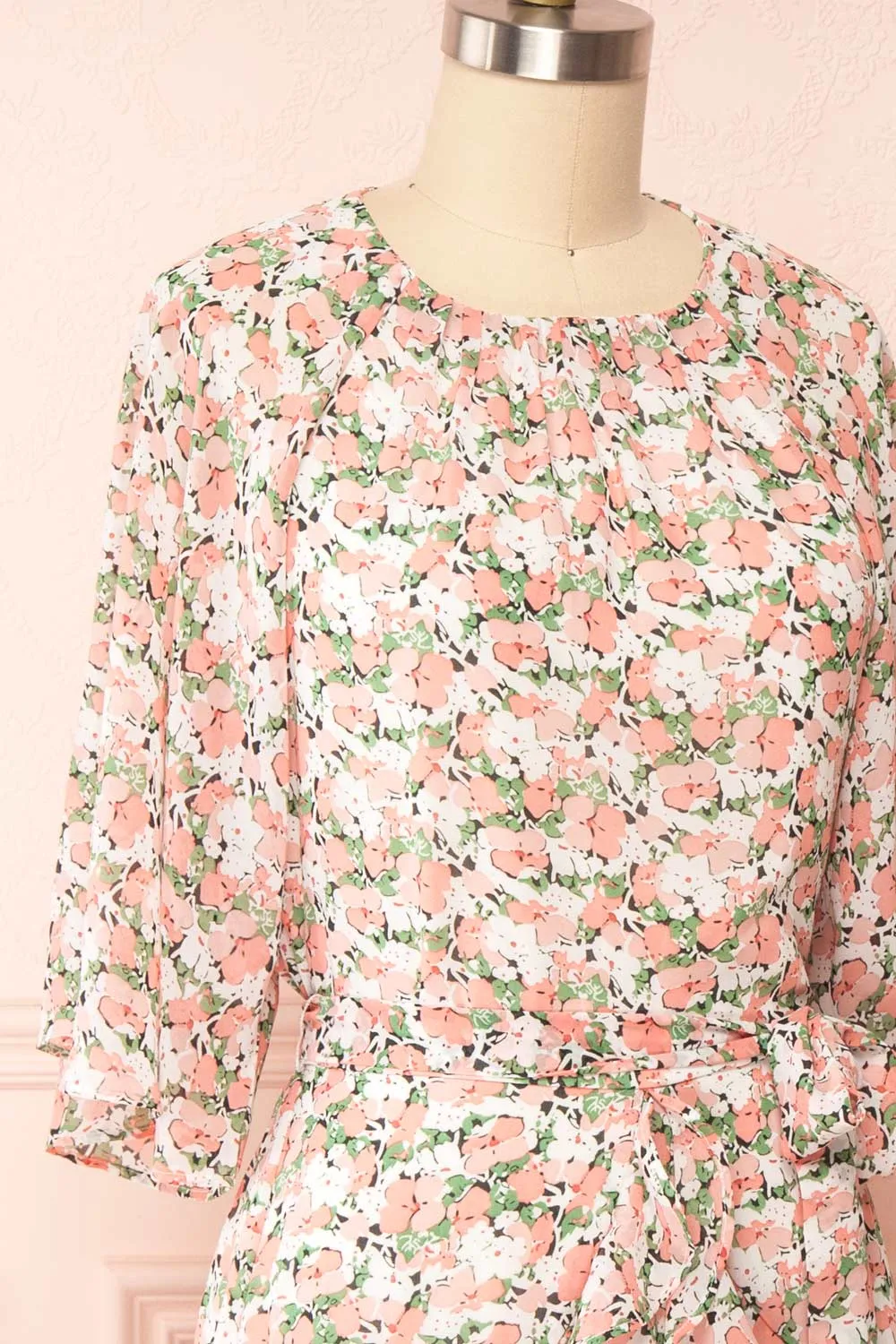 Ellin | Short Floral Dress sold by Boutique 1861 product image thumbnail 4