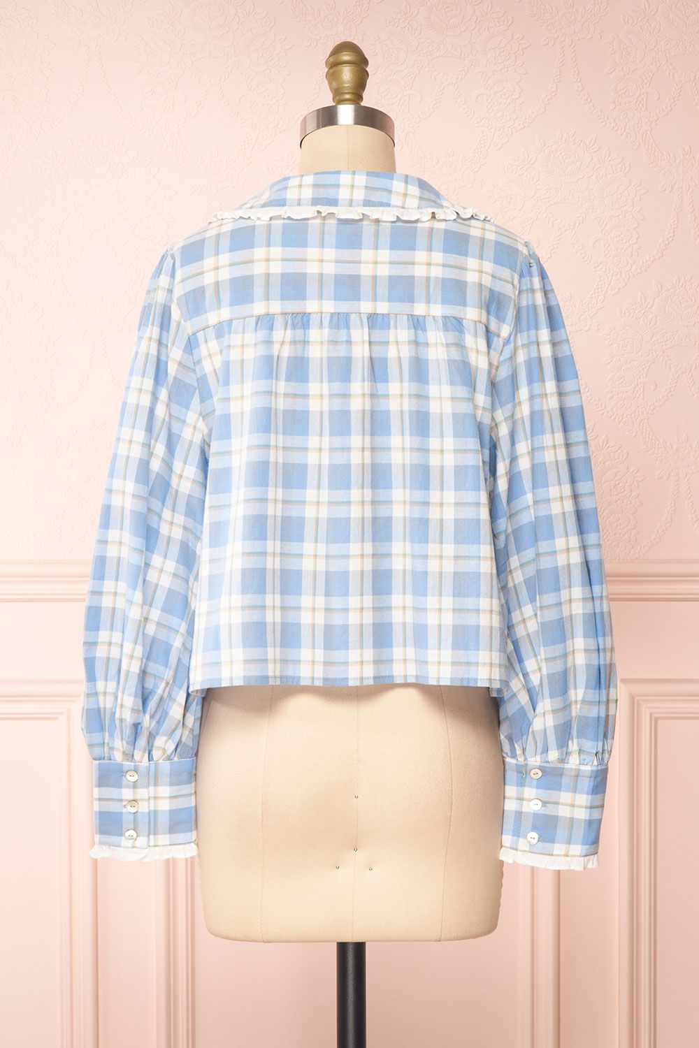 Nikol | Peter Pan Collar Cropped Blouse sold by Boutique 1861 product image thumbnail 5