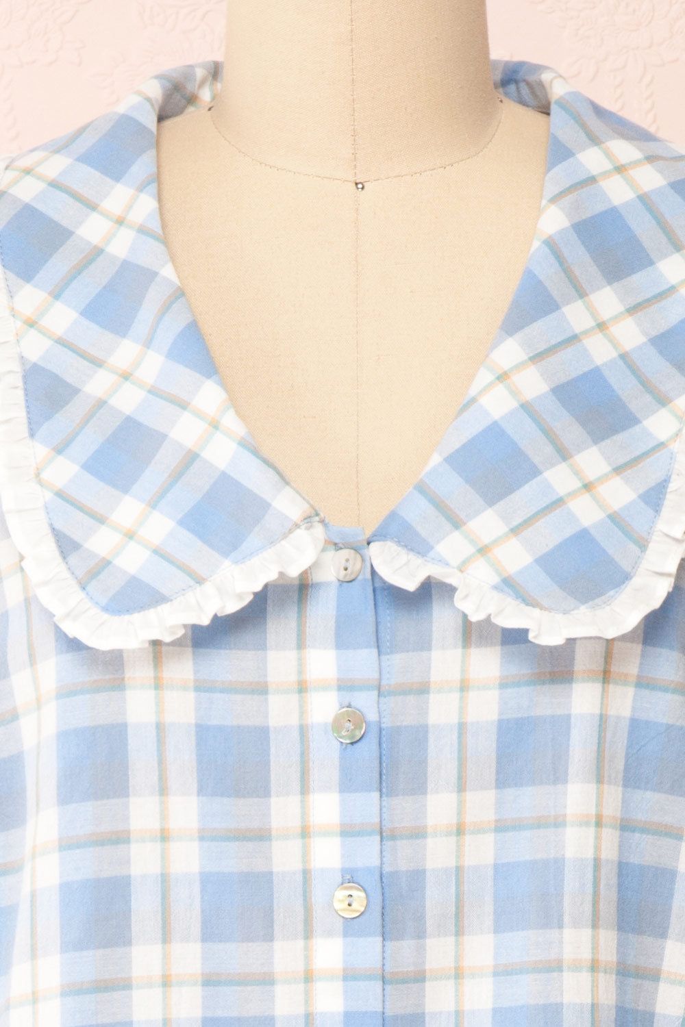 Nikol | Peter Pan Collar Cropped Blouse sold by Boutique 1861 product image thumbnail 2