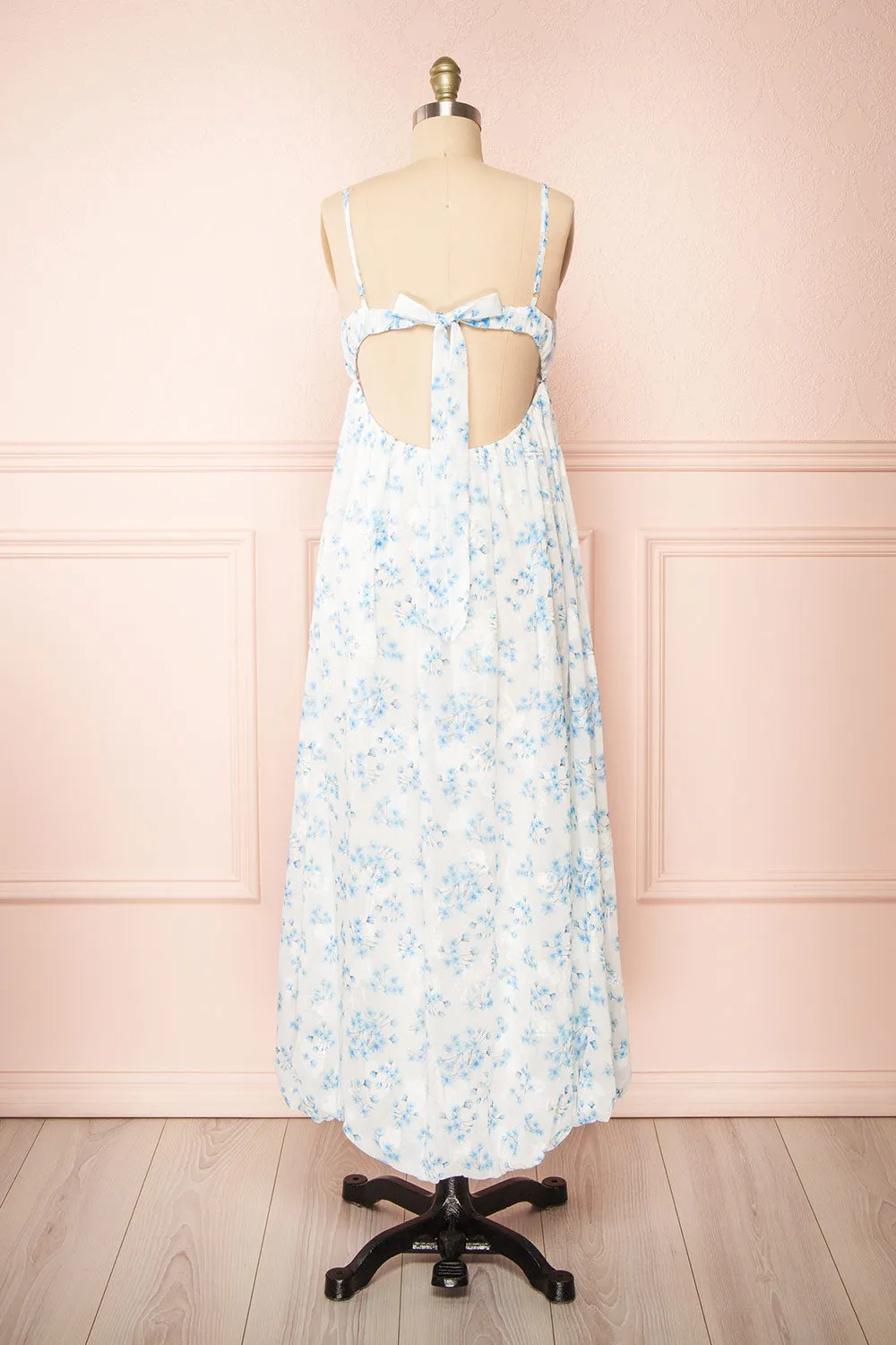 Arianette | Long Floral Dress w/ Balloon Skirt sold by Boutique 1861 product image thumbnail 3