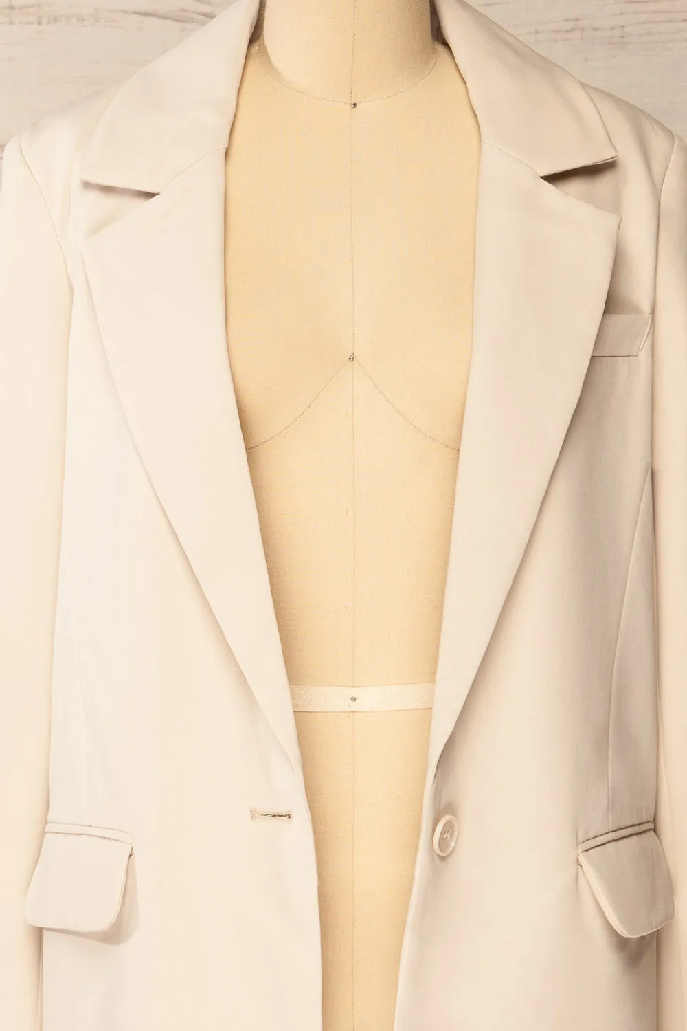 Weston Beige | Oversized Blazer sold by Boutique 1861 product image thumbnail 2