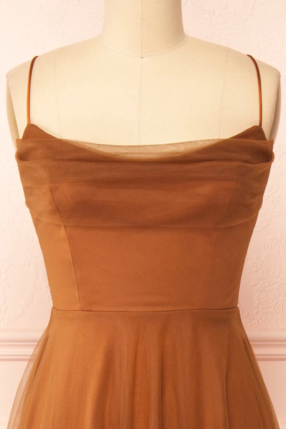 Valerie Brown | A-line Tulle Midi Dress sold by Boutique 1861 product image thumbnail 2
