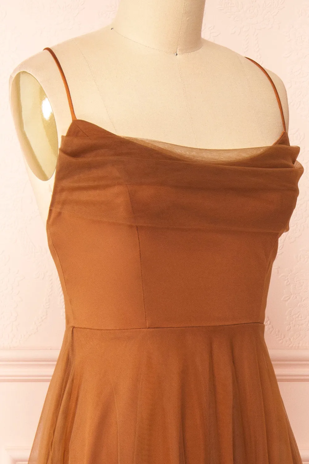 Valerie Brown | A-line Tulle Midi Dress sold by Boutique 1861 product image thumbnail 4