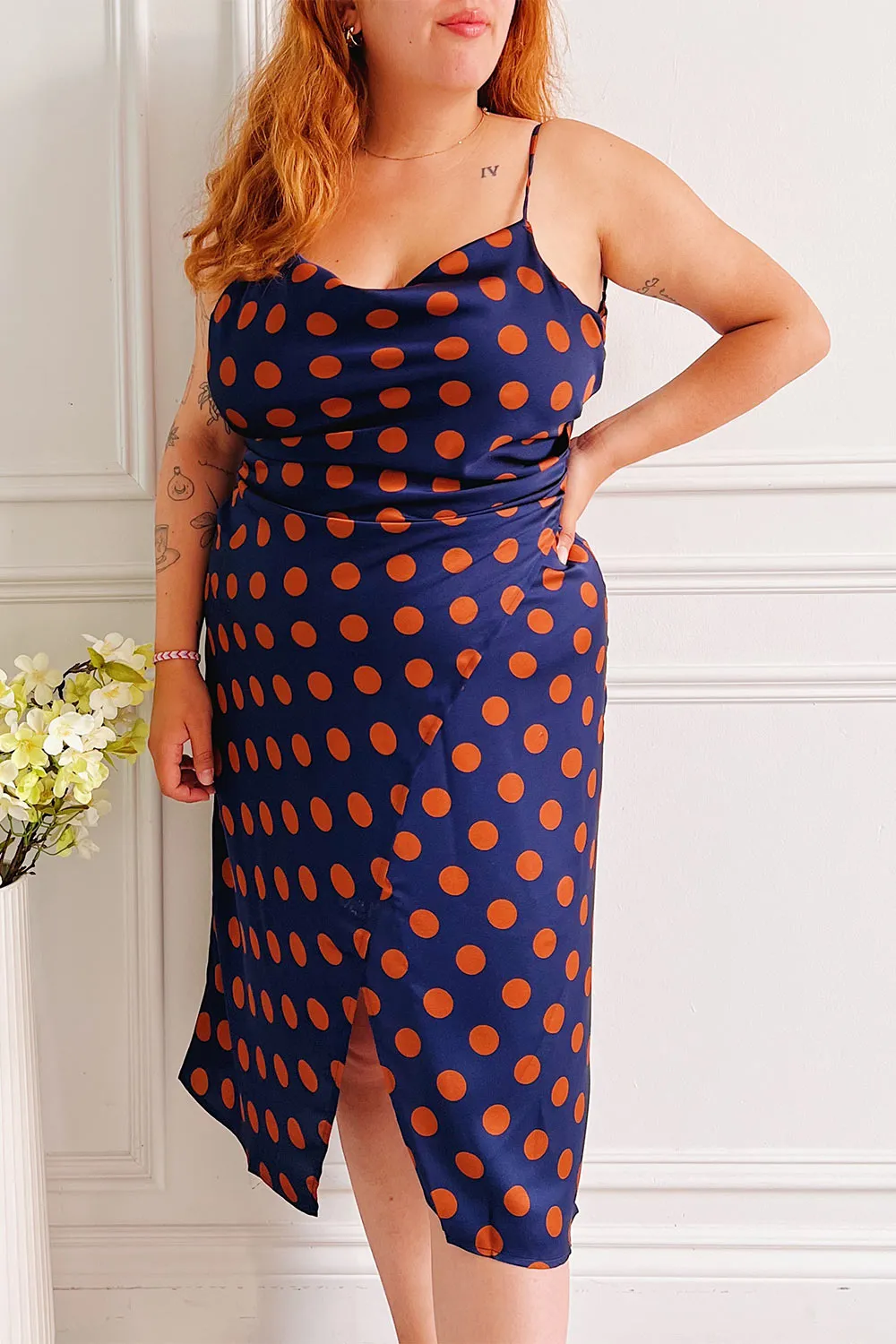 Mimoza | Cowl Neck Midi Slip Dress sold by Boutique 1861 product image thumbnail 2