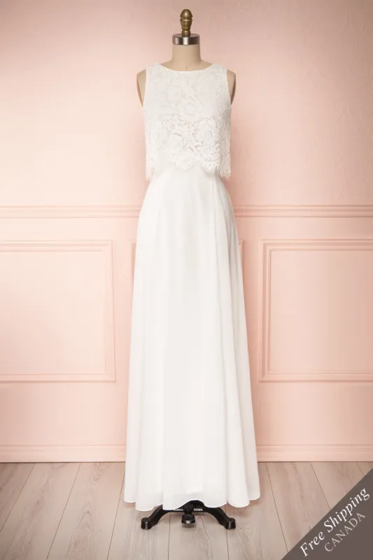 Timothea Ivory | Bridal Maxi Dress sold by Boutique 1861