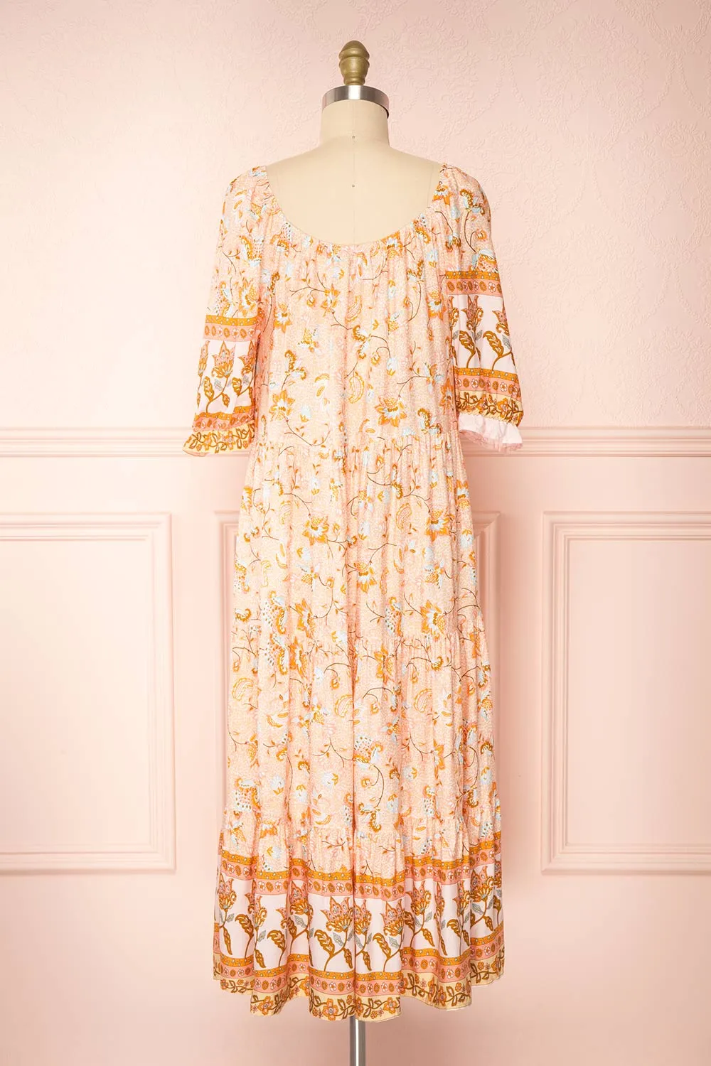 Alexandrina | Paisley Patterned Loose Midi Dress sold by Boutique 1861 product image thumbnail 5