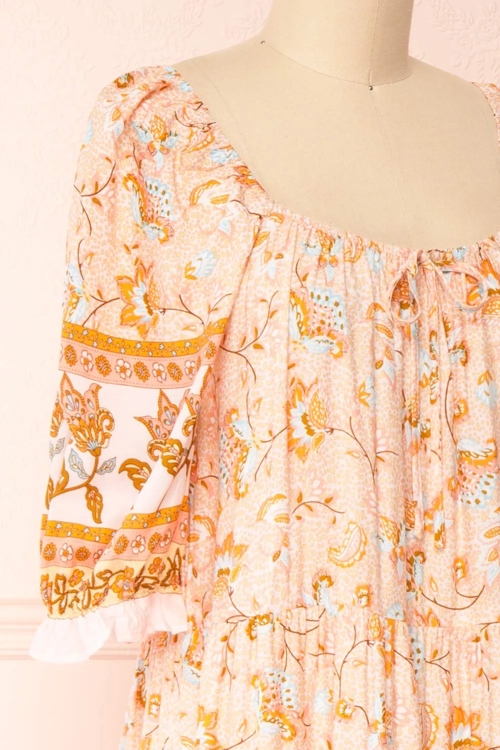 Alexandrina | Paisley Patterned Loose Midi Dress sold by Boutique 1861 product image thumbnail 4