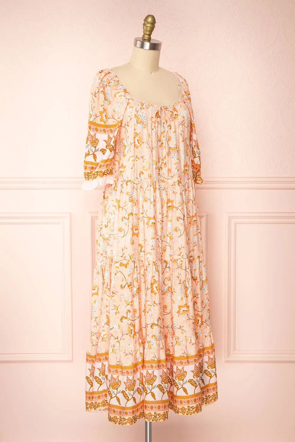 Alexandrina | Paisley Patterned Loose Midi Dress sold by Boutique 1861 product image thumbnail 3