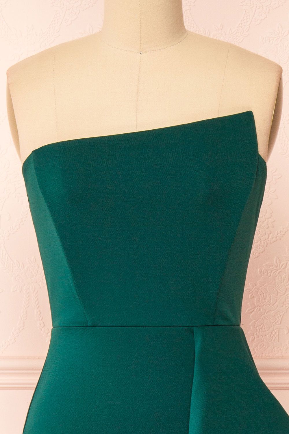 Ursuli Green | Strapless Maxi Dress w/ Side Slit sold by Boutique 1861 product image thumbnail 3