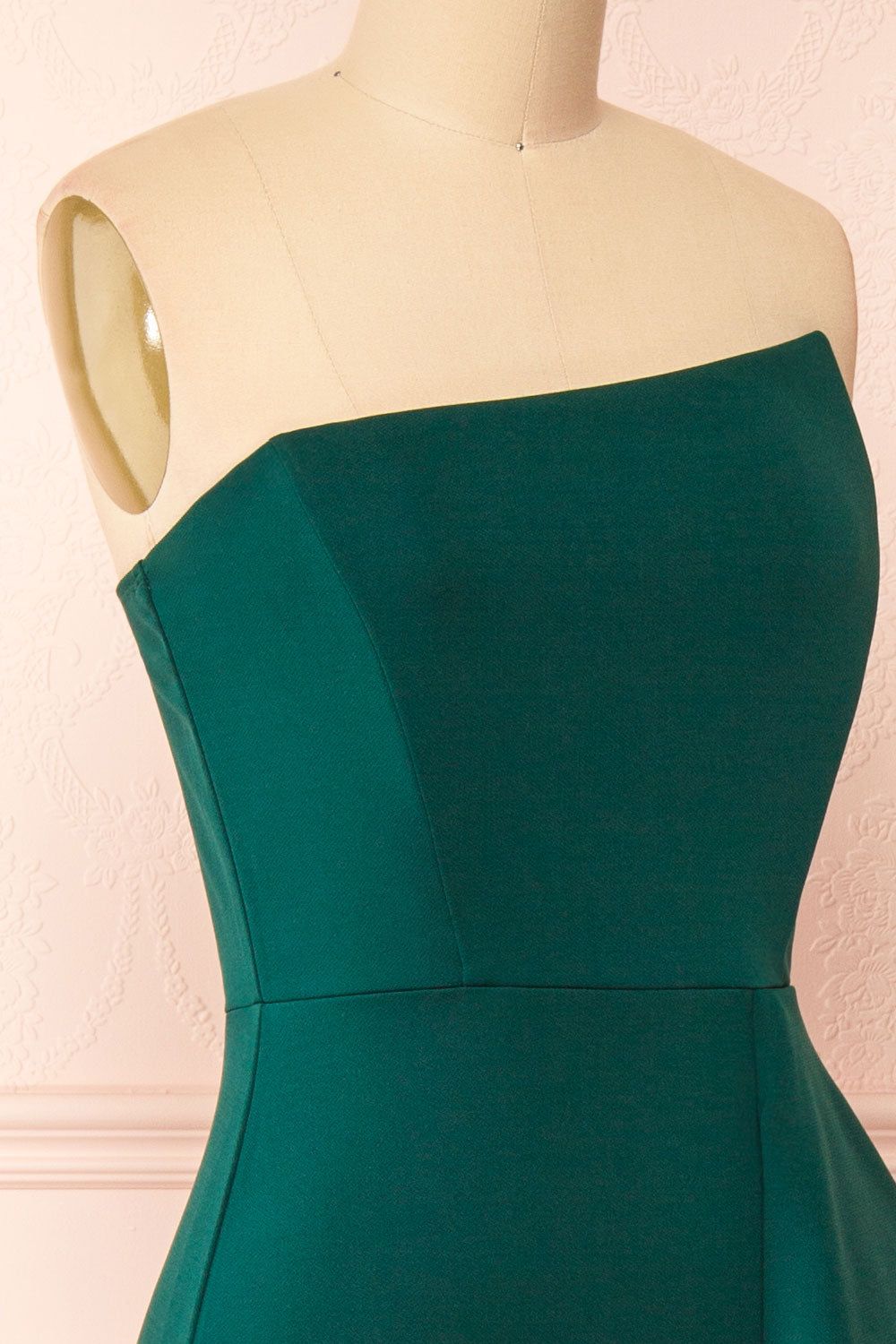 Ursuli Green | Strapless Maxi Dress w/ Side Slit sold by Boutique 1861 product image thumbnail 5