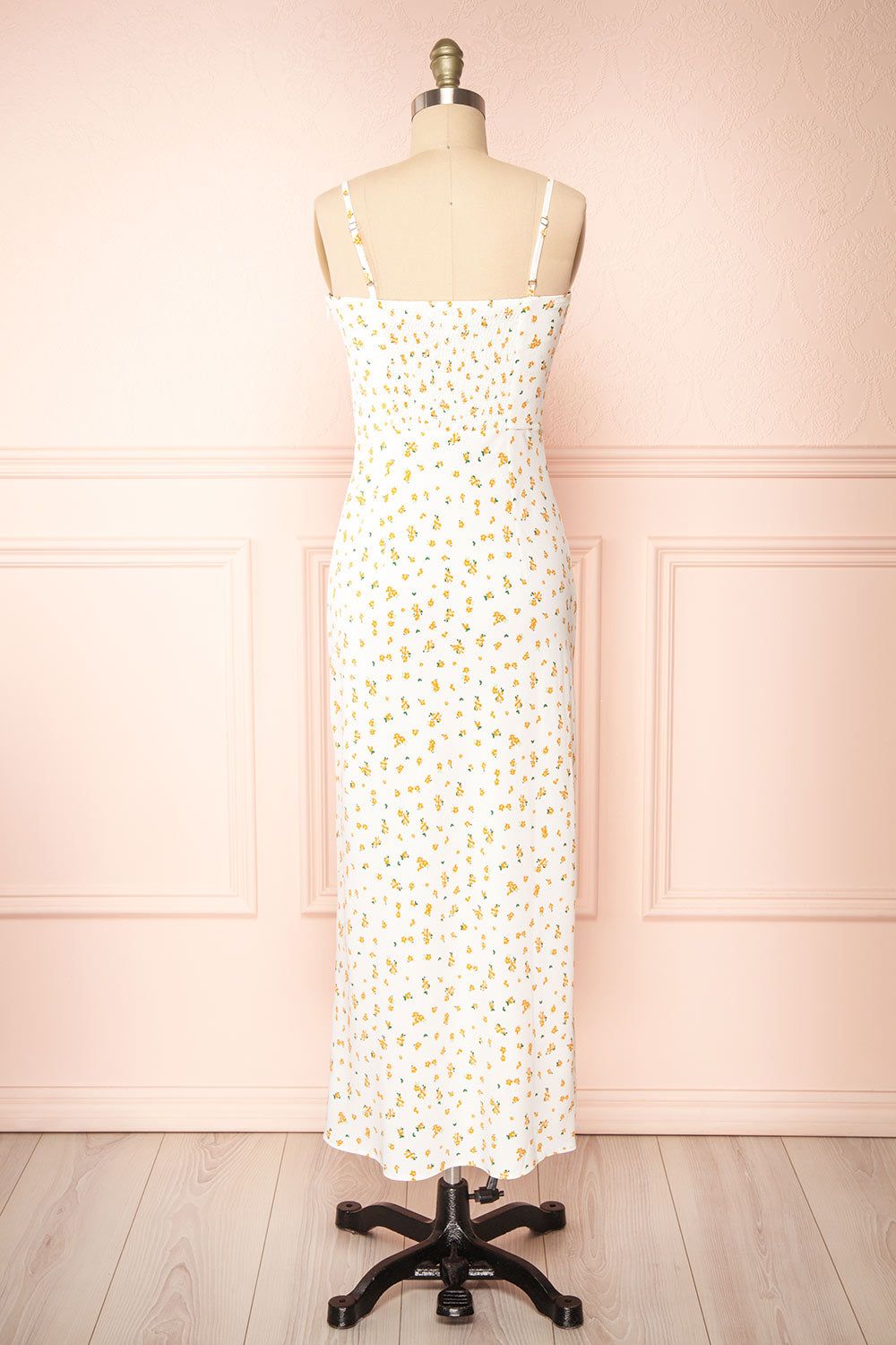 Lwei | White Floral Midi Dress sold by Boutique 1861 product image thumbnail 5