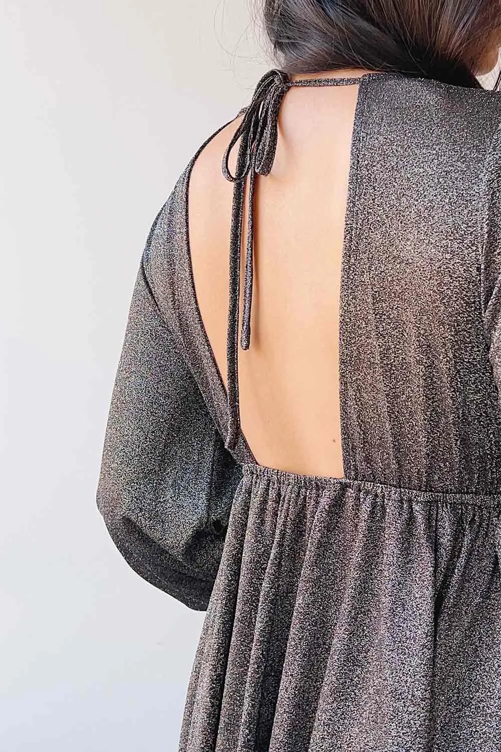 Starstruck | Short Sparkly Dress w/ V-Neckline sold by Boutique 1861 product image thumbnail 3