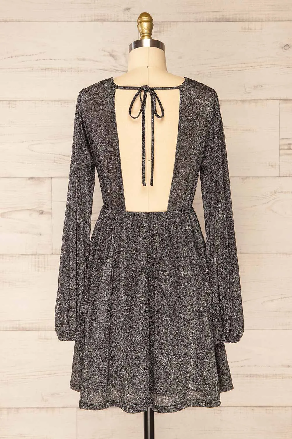 Starstruck | Short Sparkly Dress w/ V-Neckline sold by Boutique 1861 product image thumbnail 5