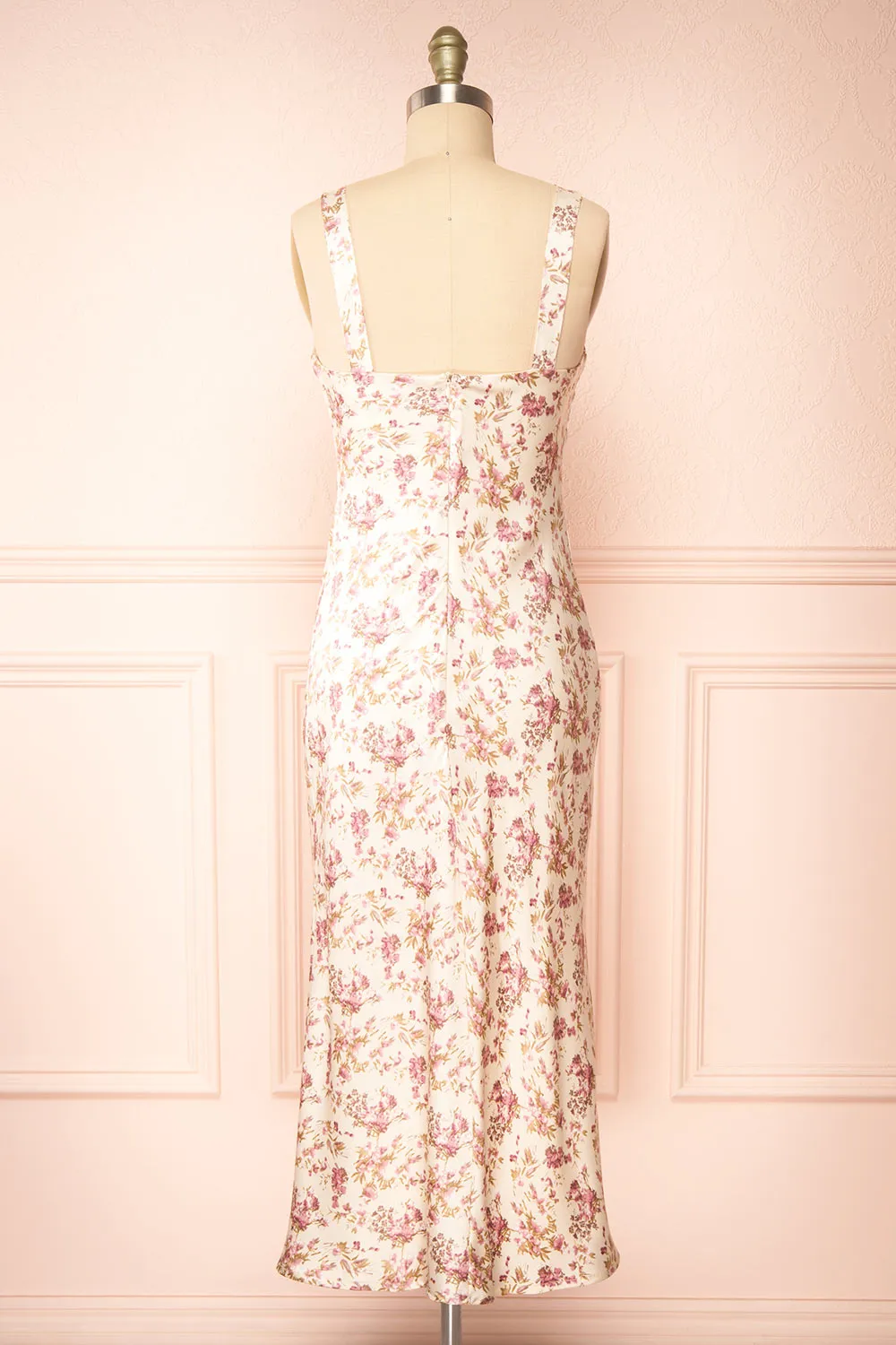 Amabel | Floral Silky Midi Dress sold by Boutique 1861 product image thumbnail 5