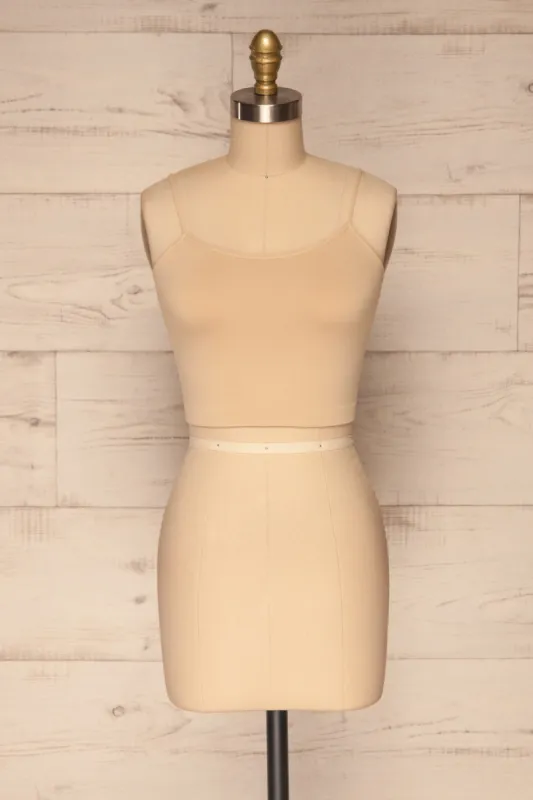 Veere Beige | Cropped Cami sold by Boutique 1861