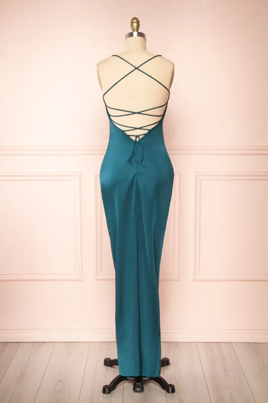 Olivia Green | Mermaid Maxi Dress sold by Boutique 1861