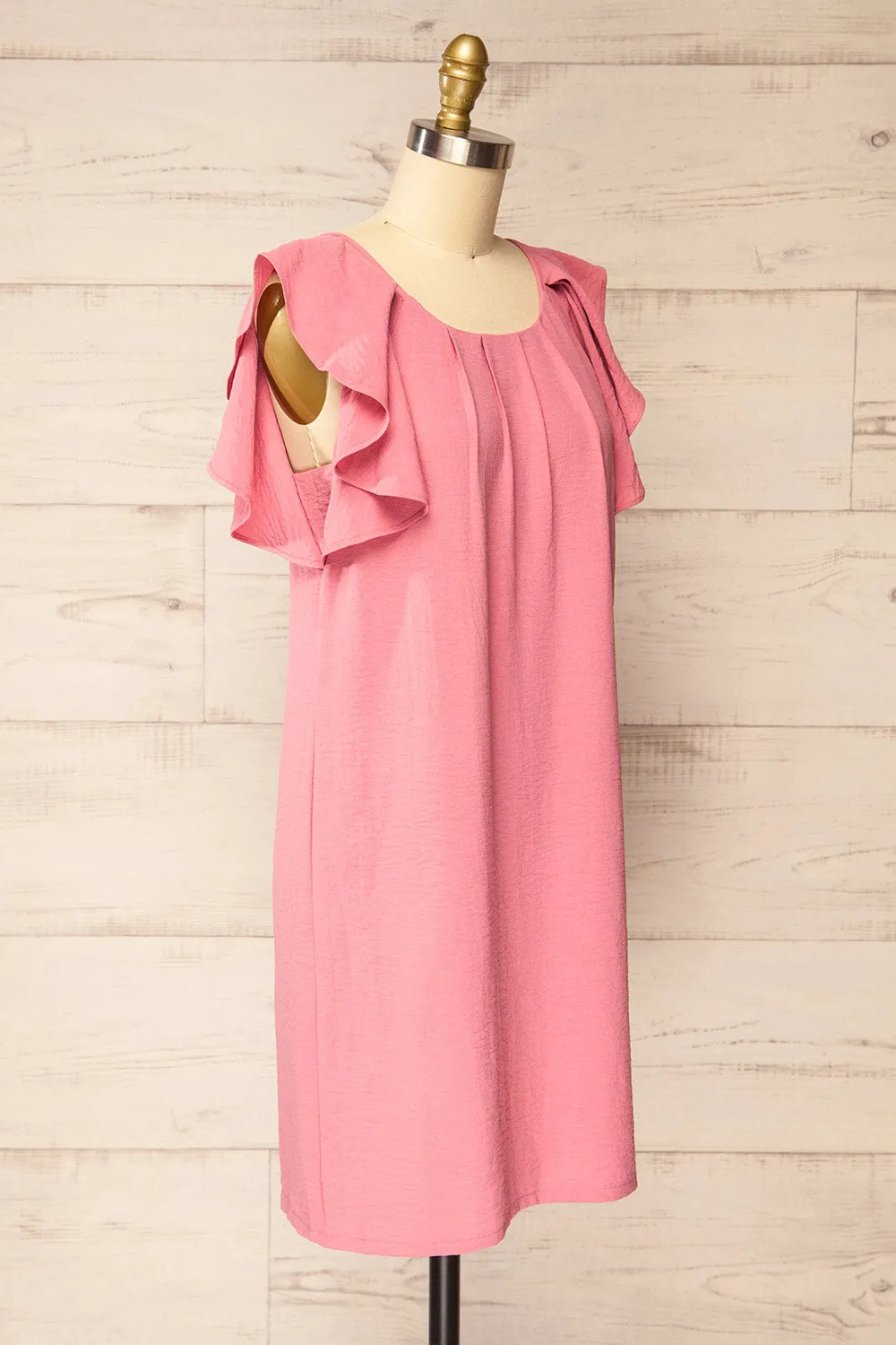 Aaron Pink | Straight Short Dress sold by Boutique 1861 product image thumbnail 3