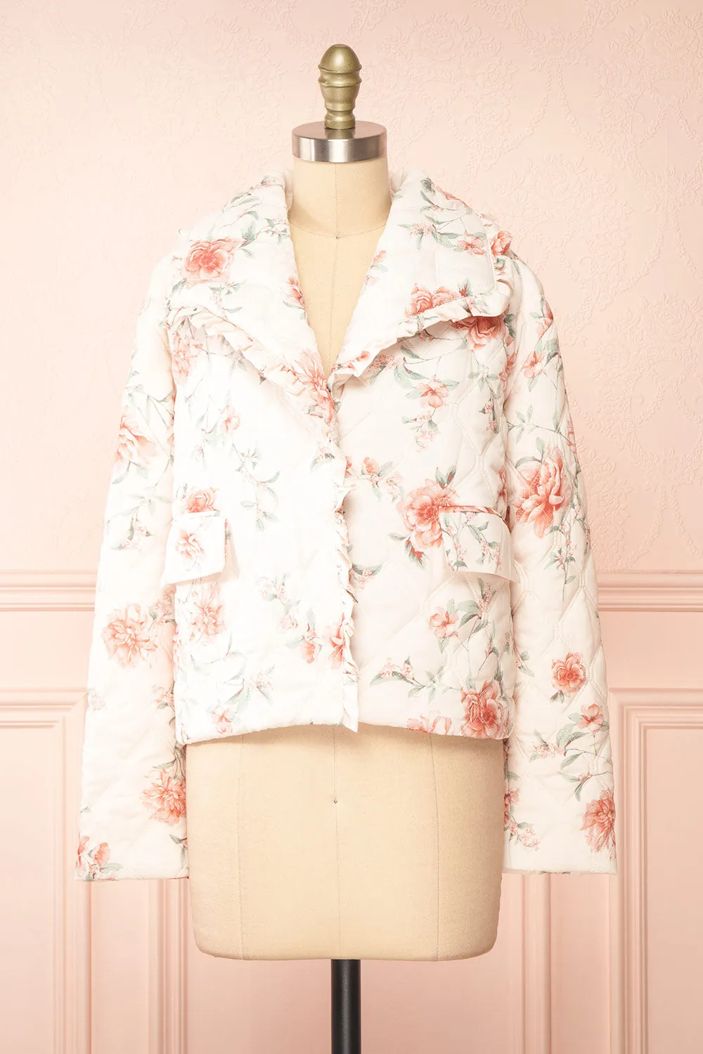 Broubie | Button-up Floral Quilted Jacket sold by Boutique 1861