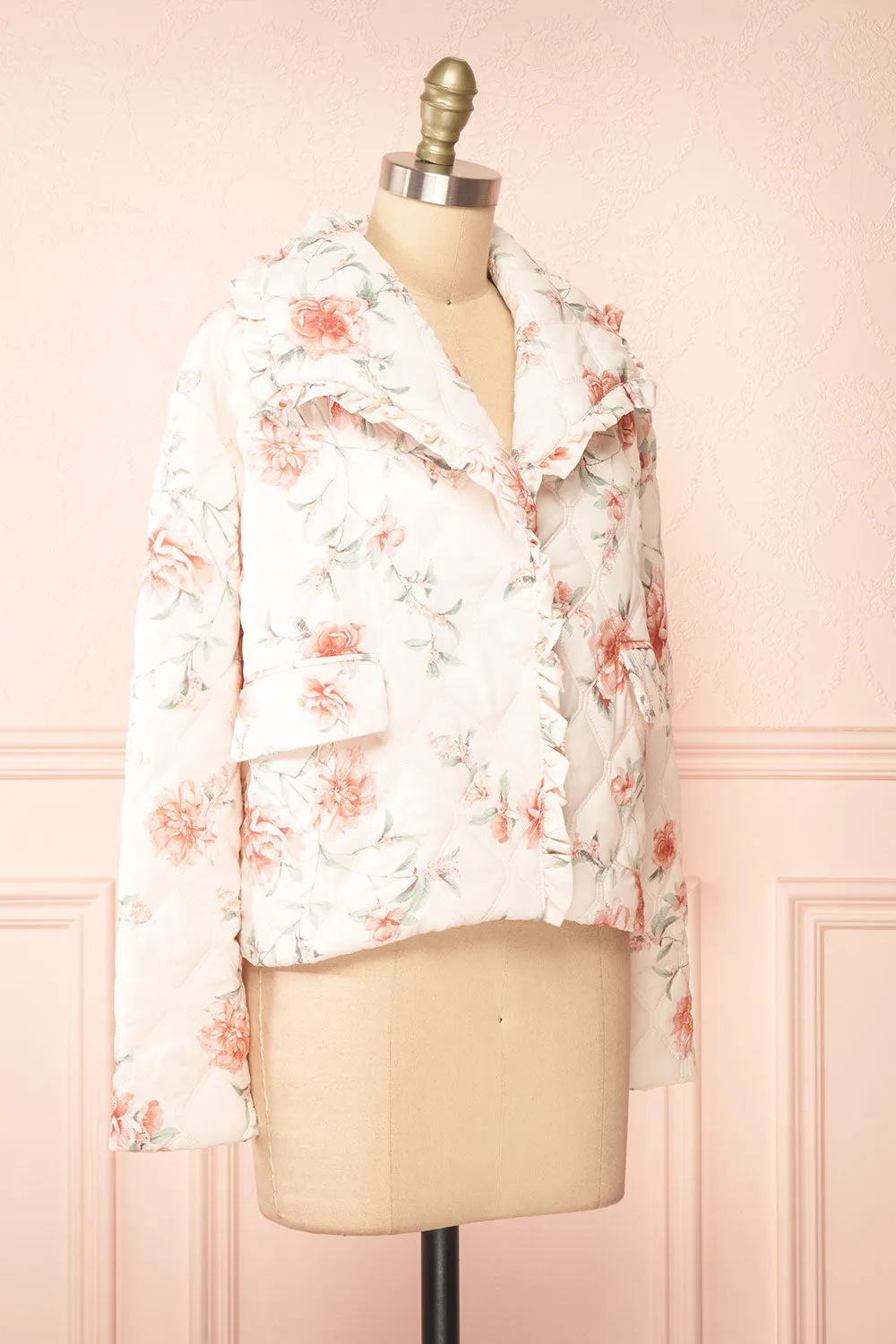 Broubie | Button-up Floral Quilted Jacket sold by Boutique 1861 product image thumbnail 5