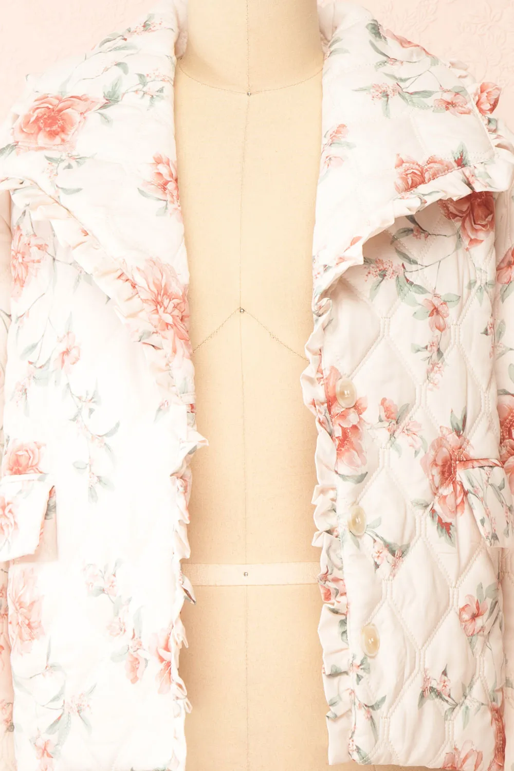Broubie | Button-up Floral Quilted Jacket sold by Boutique 1861 product image thumbnail 2