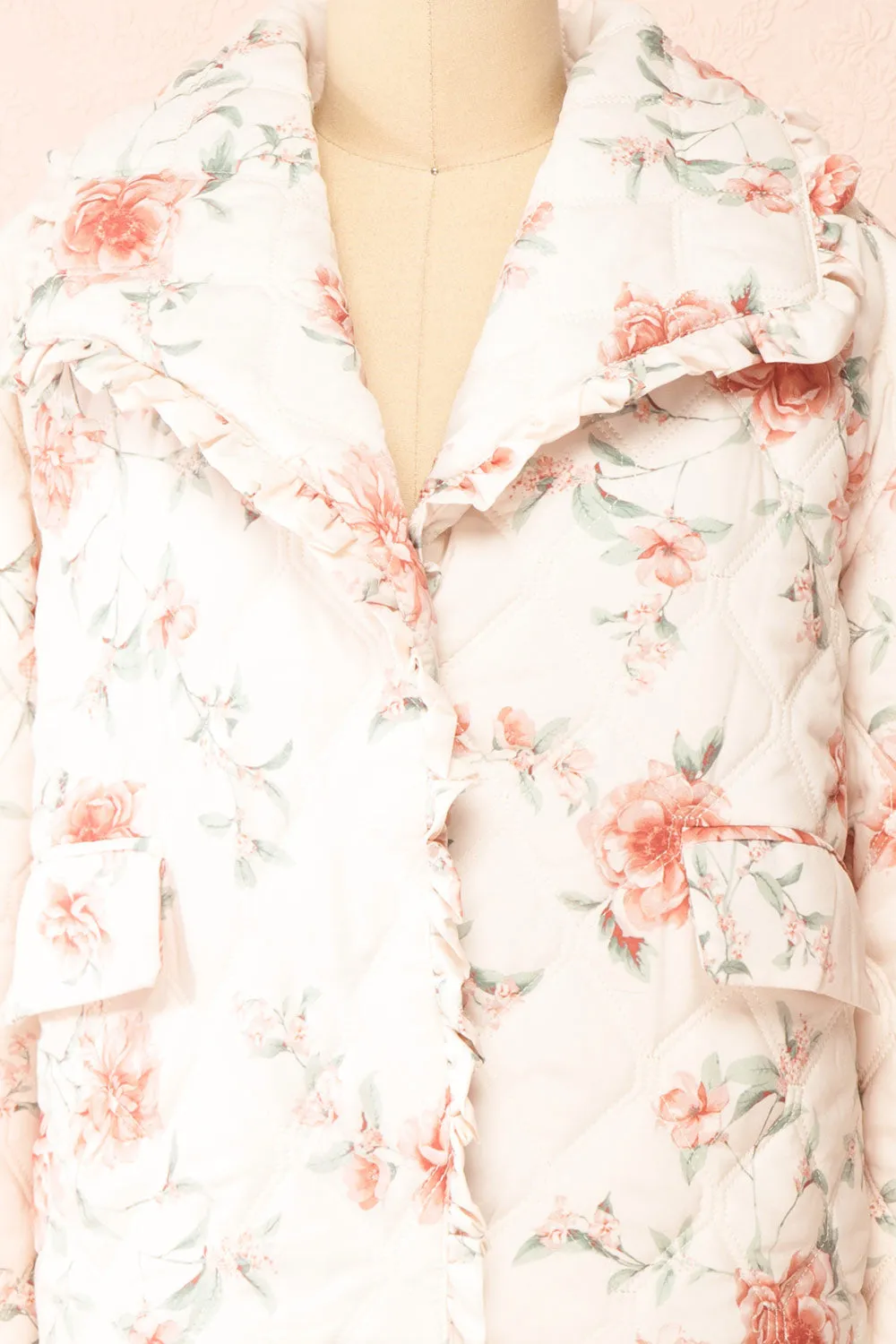Broubie | Button-up Floral Quilted Jacket sold by Boutique 1861 product image thumbnail 4