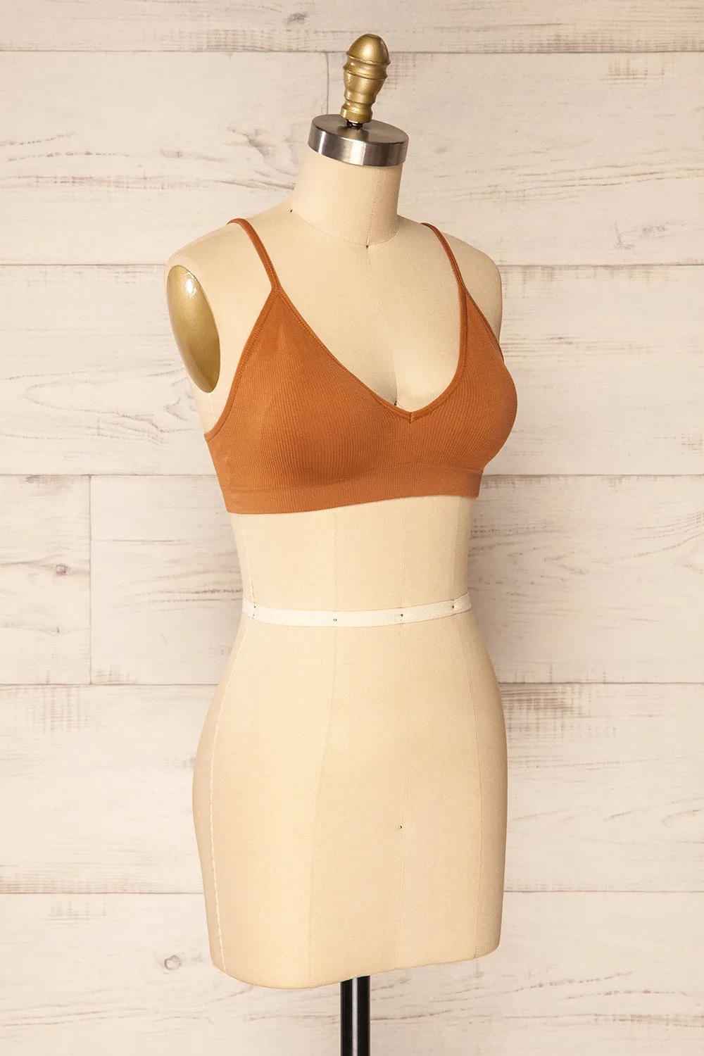 Ketsia Caramel | Padded Bralette sold by Boutique 1861 product image thumbnail 3