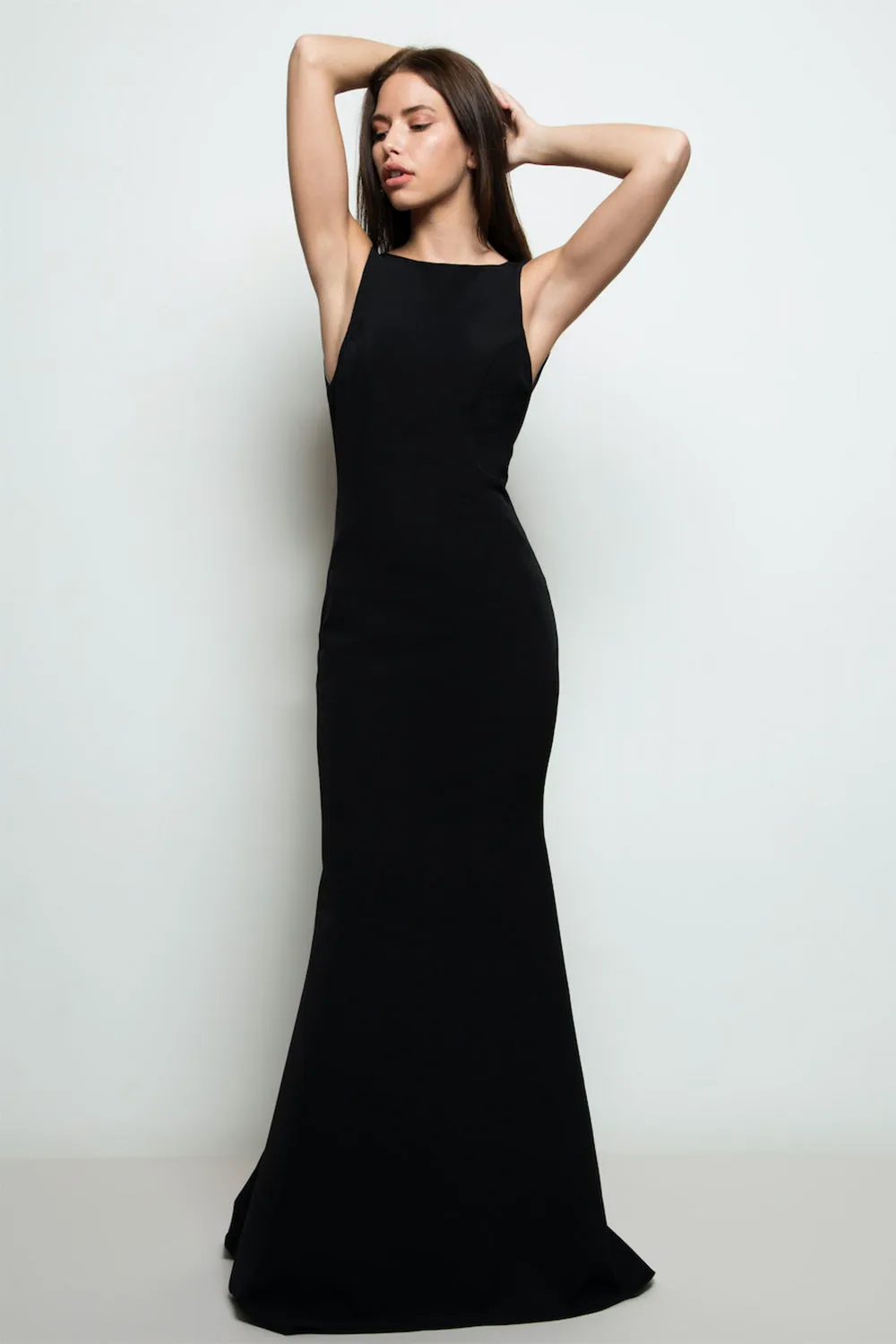Sanya Black | Backless Mermaid Gown sold by Boutique 1861 product image thumbnail 3