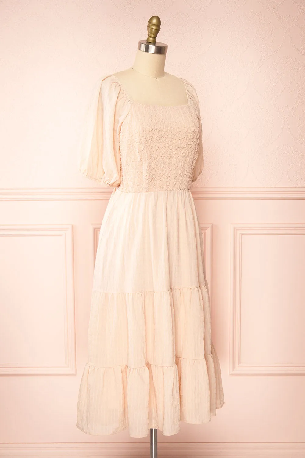 Parthenia | A-Line Tiered Midi Dress sold by Boutique 1861 product image thumbnail 3