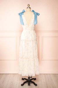 Dewal | Floral Tiered Midi Dress sold by Boutique 1861