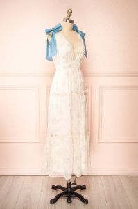 Dewal | Floral Tiered Midi Dress sold by Boutique 1861