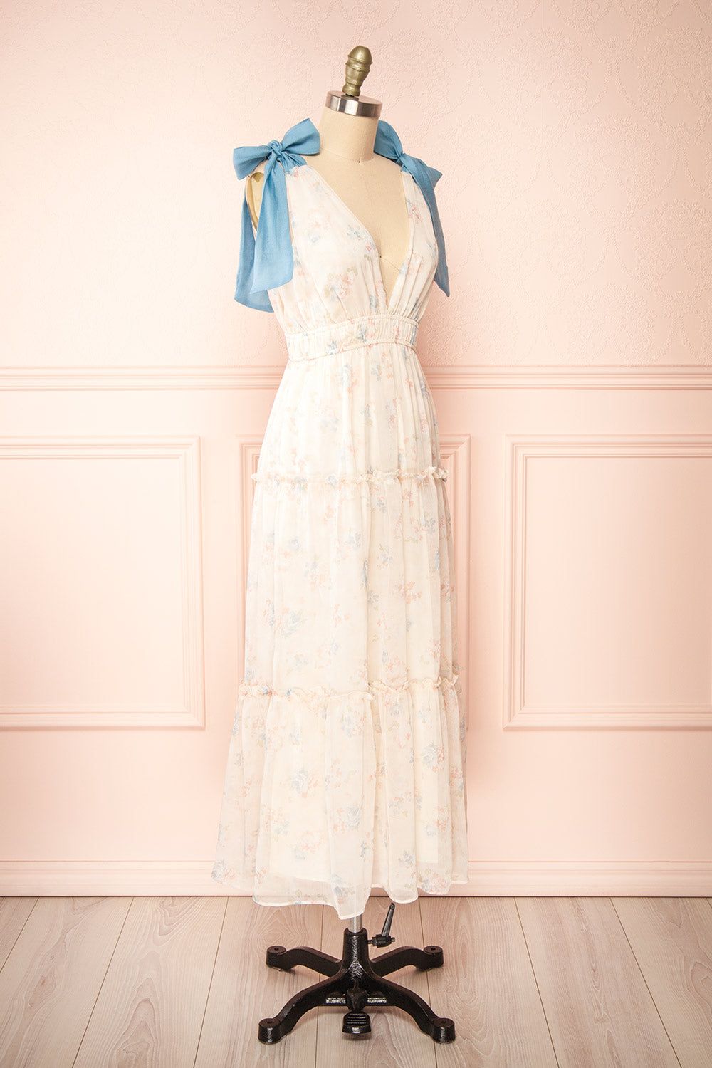 Dewal | Floral Tiered Midi Dress sold by Boutique 1861 product image thumbnail 3