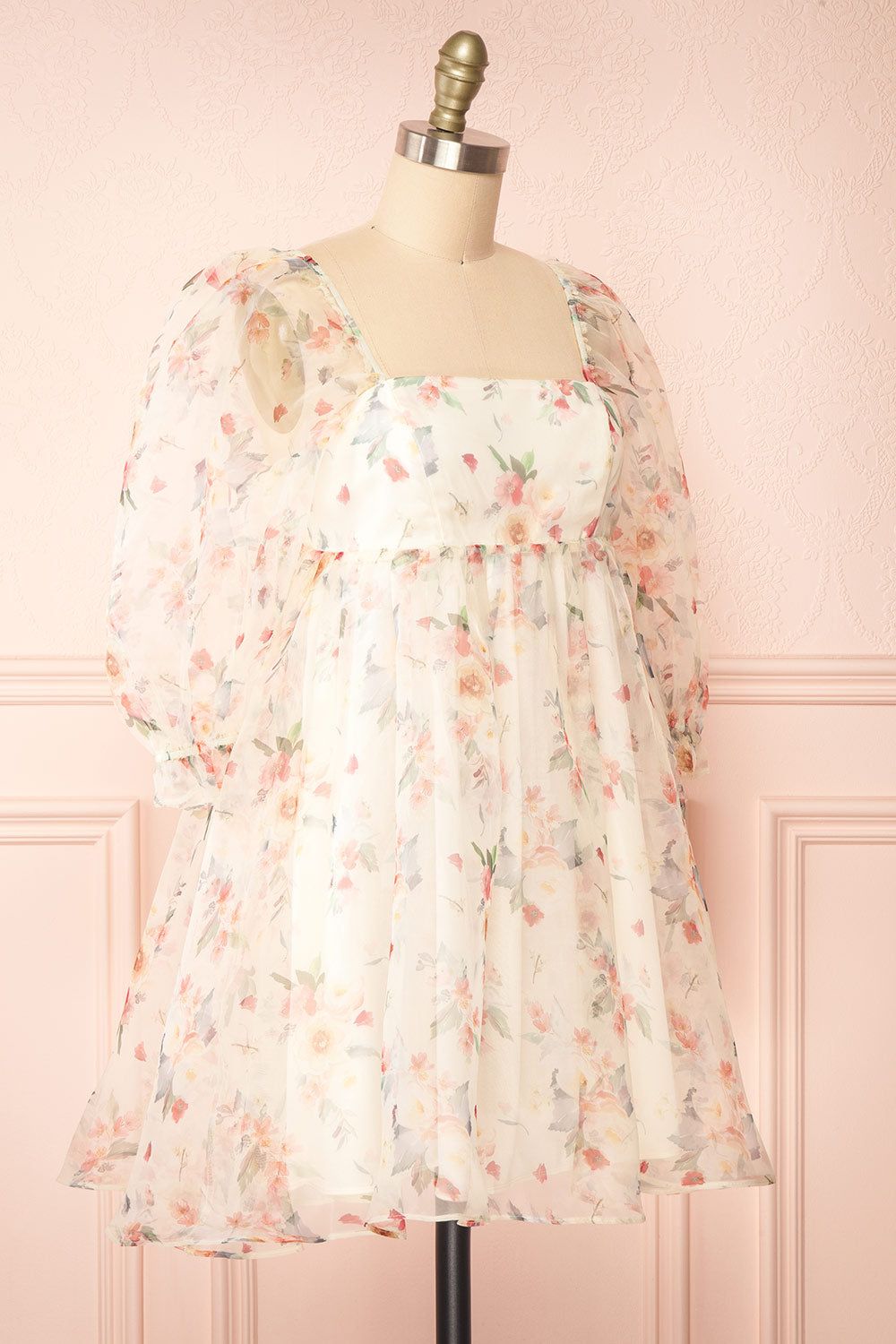 Guila | Floral Babydoll Dress sold by Boutique 1861 product image thumbnail 3