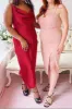 Tarah | Midi Cowl Neck Satin Dress sold by Boutique 1861