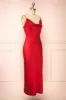 Tarah | Midi Cowl Neck Satin Dress sold by Boutique 1861