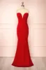 Norcia Red | Shimmery Bustier Mermaid Maxi Dress sold by Boutique 1861