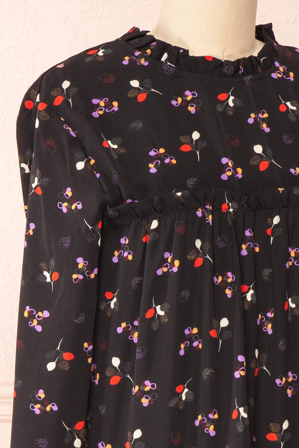 Ousret | Patterned Babydoll Dress sold by Boutique 1861 product image thumbnail 4