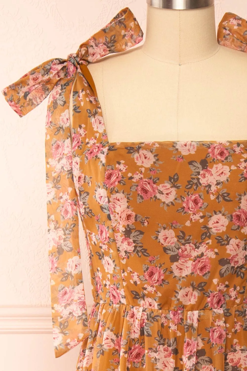Orilee | Floral A-Line Midi Dress sold by Boutique 1861 product image thumbnail 2