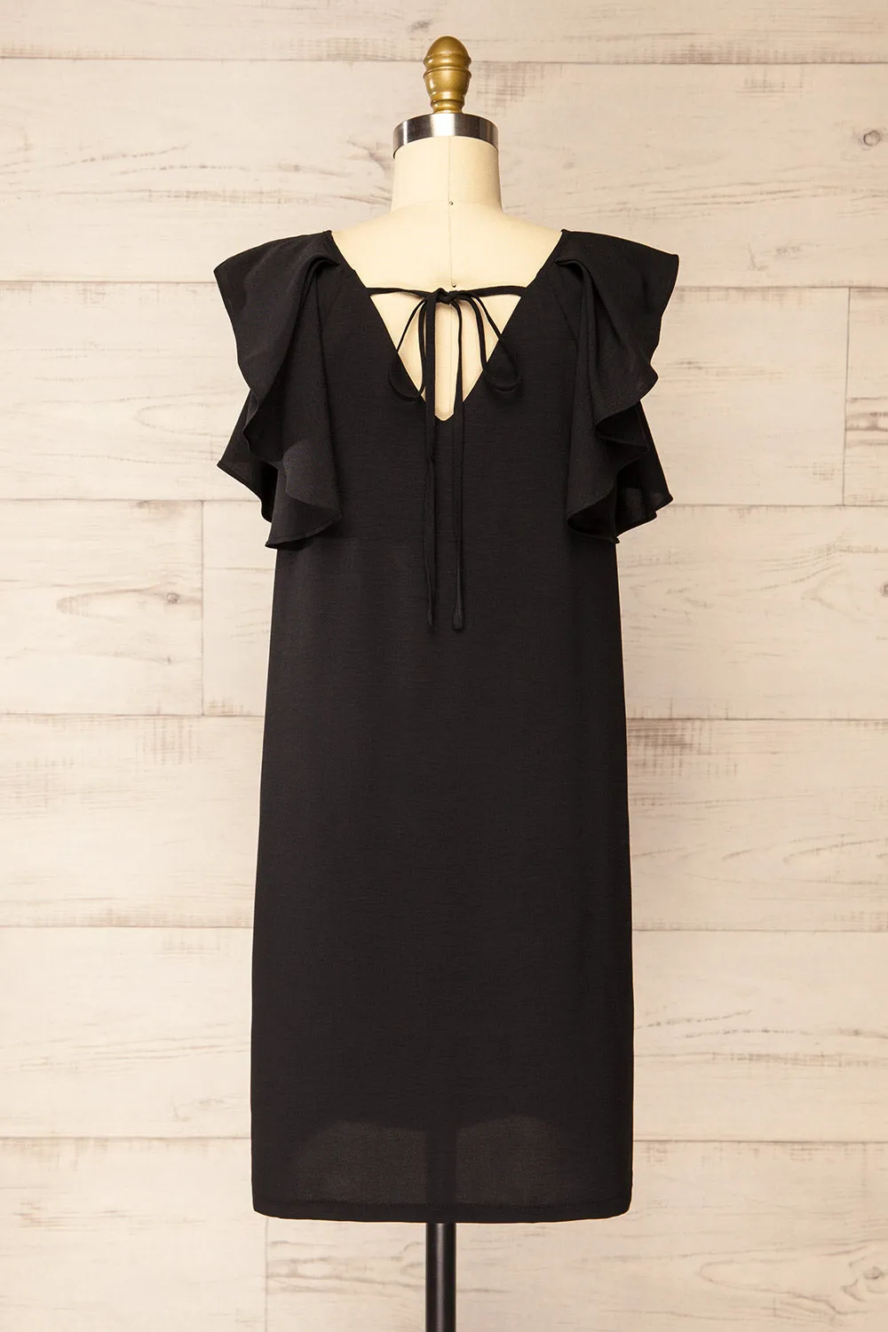 Aaron Black | Straight Short Dress sold by Boutique 1861 product image thumbnail 5