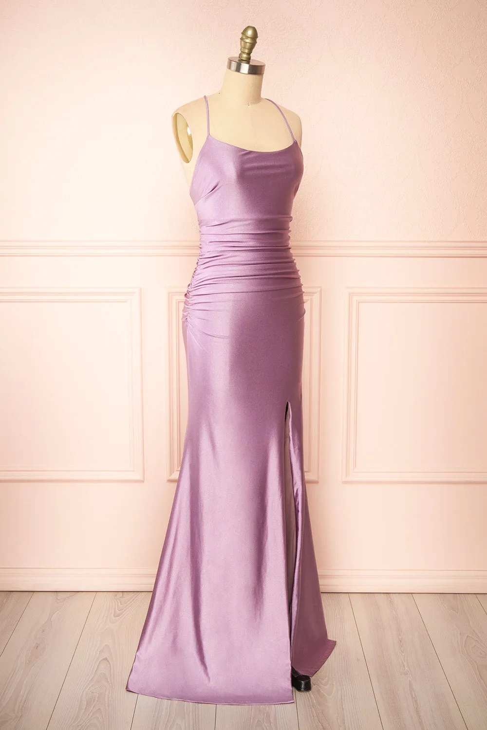 Sonia Lavender | Mermaid Maxi Dress with Slit sold by Boutique 1861 product image thumbnail 5